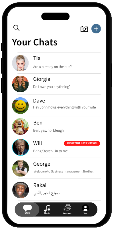 UNIO chat preview